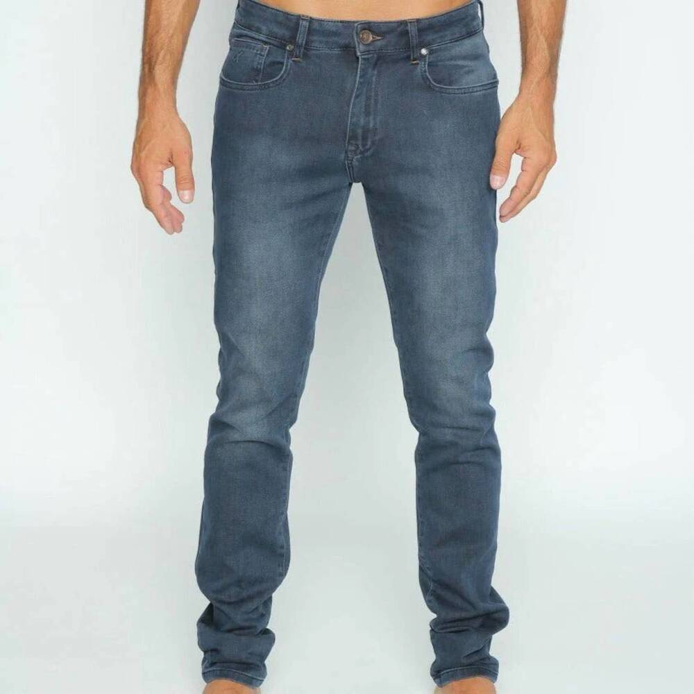 NEW EIGHT X slim fit stretch faded denim jeans in blue